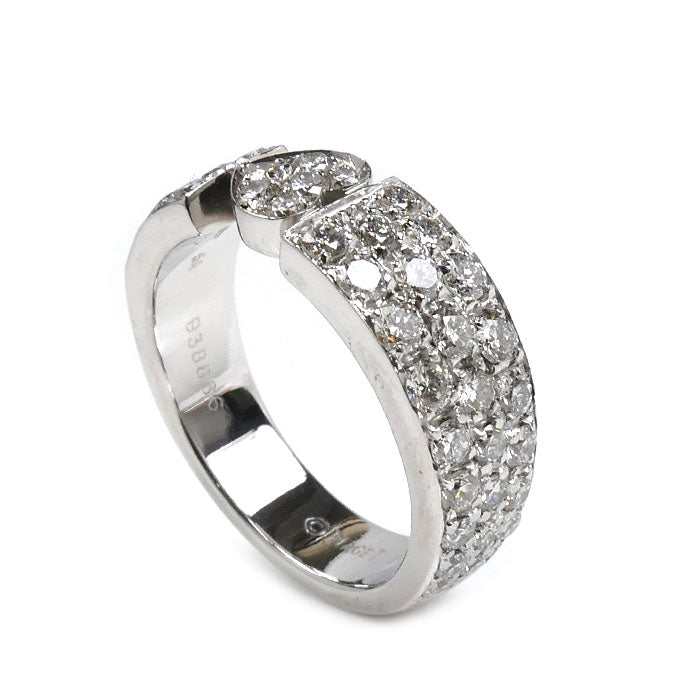 PIAGET ピアジェ K18WG ホワイトゴールド ジュリエット ハート ダイヤ リング・指輪 ダイヤモンド 13号 54 8.8g レディース【中古】【美品】