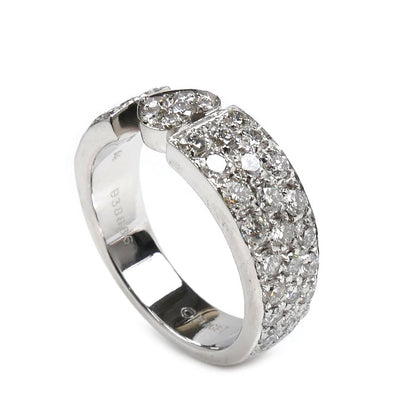 PIAGET ピアジェ K18WG ホワイトゴールド ジュリエット ハート ダイヤ リング・指輪 ダイヤモンド 13号 54 8.8g レディース【中古】【美品】