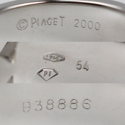 PIAGET ピアジェ K18WG ホワイトゴールド ジュリエット ハート ダイヤ リング・指輪 ダイヤモンド 13号 54 8.8g レディース【中古】【美品】