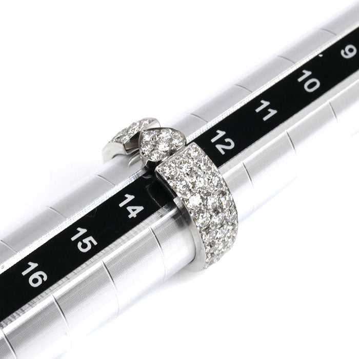 PIAGET ピアジェ K18WG ホワイトゴールド ジュリエット ハート ダイヤ リング・指輪 ダイヤモンド 13号 54 8.8g レディース【中古】【美品】