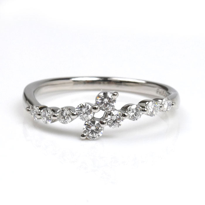 Vendome Aoyama ヴァンドーム青山 Pt950プラチナ リング・指輪 ダイヤモンド0.36ct 13号 2.9g レディース【中古】