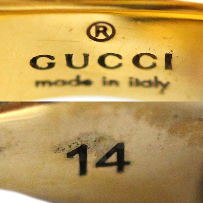 GUCCI グッチ GP タイガーヘッド ダブルラップ リング・指輪 401983 14号 33.7g メンズ レディース ユニセックス【中古】