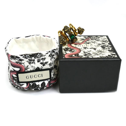 GUCCI グッチ GP タイガーヘッド ダブルラップ リング・指輪 401983 14号 33.7g メンズ レディース ユニセックス【中古】