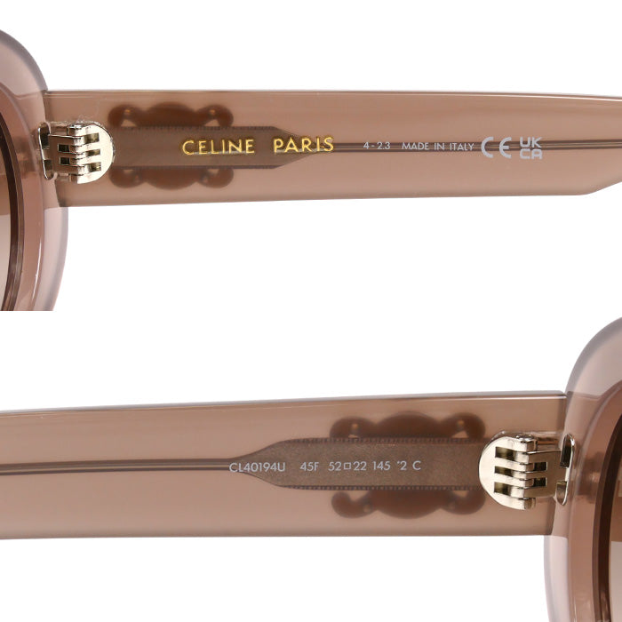 CELINE セリーヌ トリオンフ サングラス クリアパープル CL40194U 45F 52□22 145 レディース【中古】