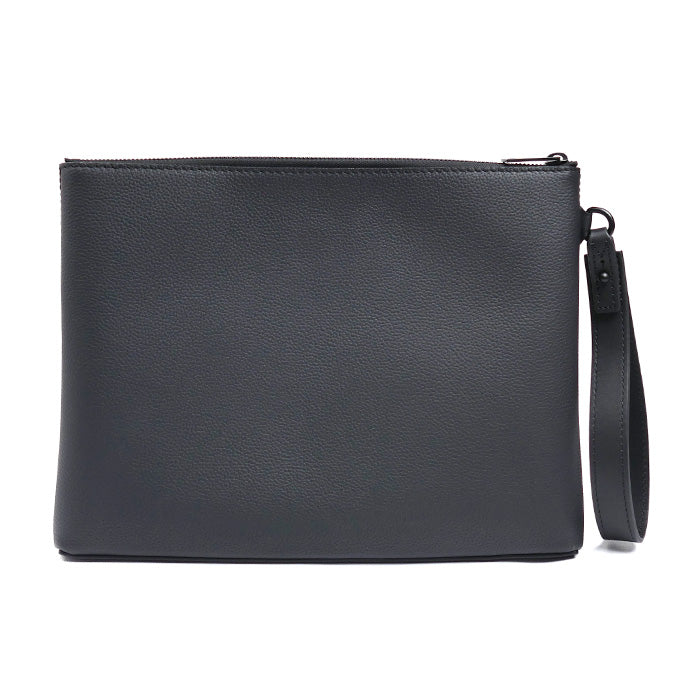 LOUIS VUITTON ルイ・ヴィトン テイクオフ ポーチ LVアエログラム ブラック M69837 ICチップ ユニセックス【中古】【美品】