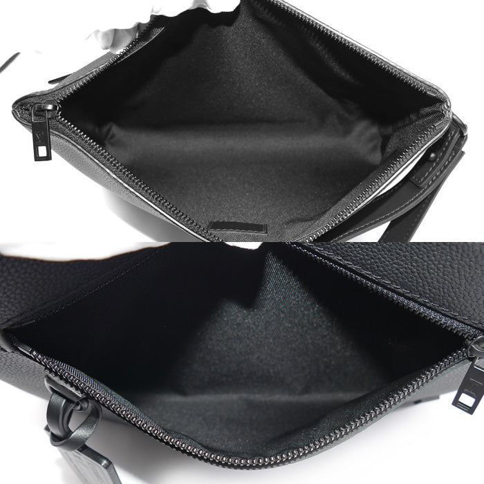 LOUIS VUITTON ルイ・ヴィトン テイクオフ ポーチ LVアエログラム ブラック M69837 ICチップ ユニセックス【中古】【美品】