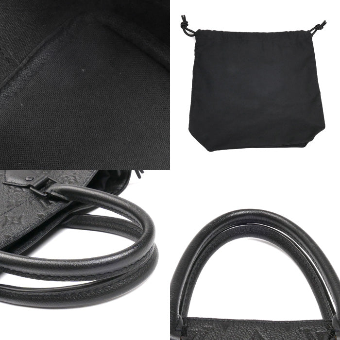 LOUIS VUITTON ルイ・ヴィトン ウィズホールズ 川久保 玲コラボ トートバッグ モノグラムアンプラント ブラック M45887 AR0281 レディース【中古】【美品】