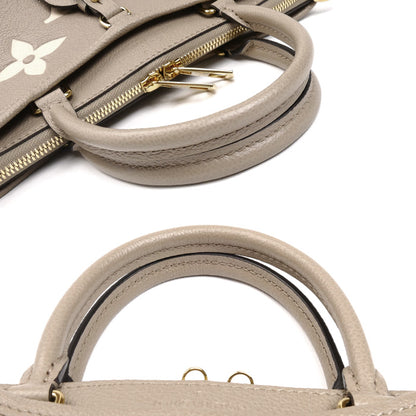 LOUIS VUITTON ルイ・ヴィトン バイカラー トリアノンPM 2Wayショルダーバッグ モノグラムアンプラント ベージュ M46585 ICチップ レディース【中古】【美品】