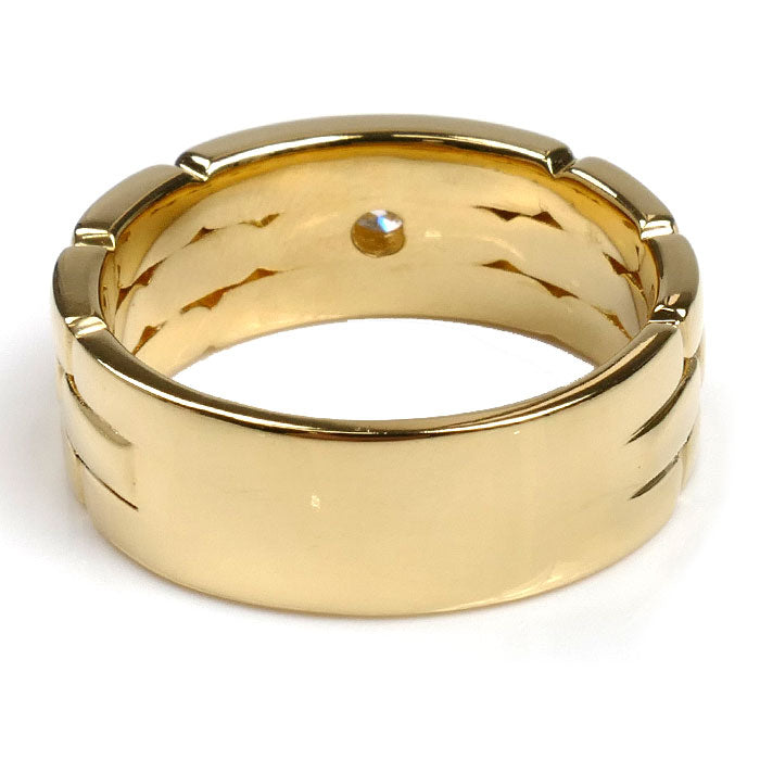 ゆきざき K18YG イエローゴールド レガリア リング・指輪 ダイヤモンド0.20ct 18号 12.8g メンズ【中古】【美品】