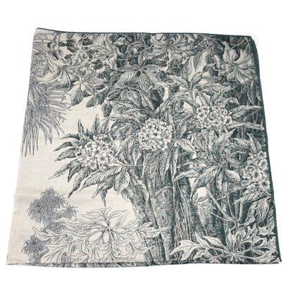 HERMES エルメス カレジュアン BOTANICO DI PALERMO パレルモの植物園にて ストール グリーン ヴェール・ロデン / ナチュラル / アンクル H244121S 05 レディース【中古】【美品】