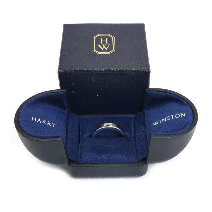 HARRY WINSTON ハリーウィンストン Pt950プラチナ ワンバケット ダイヤ リング・指輪 WBDPBGBZS20 ダイヤモンド 16号 8.0g レディース【中古】【美品】