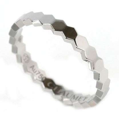 Chaumet ショーメ K18WG ホワイトゴールド ビーマイラブ ハニカム リング・指輪 081930 8号 48 1.8g レディース【中古】【美品】