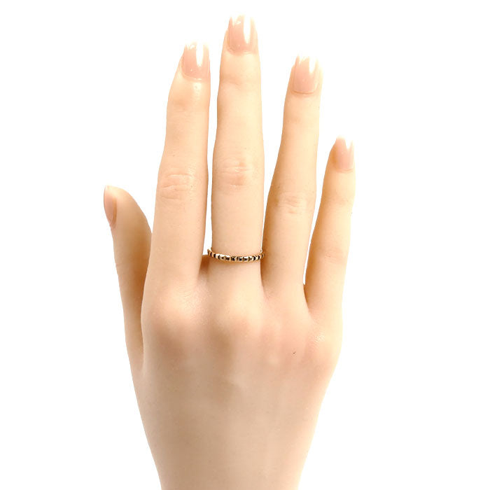 Boucheron ブシュロン K18PG ピンクゴールド クルドパリ スモール リング・指輪 JAL01164 12号 52 2.0g レディース【中古】【美品】