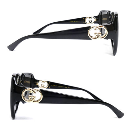 GUCCI グッチ スクエア サングラス ブラック GG1692SA 001 54□18-140 ユニセックス【中古】【美品】