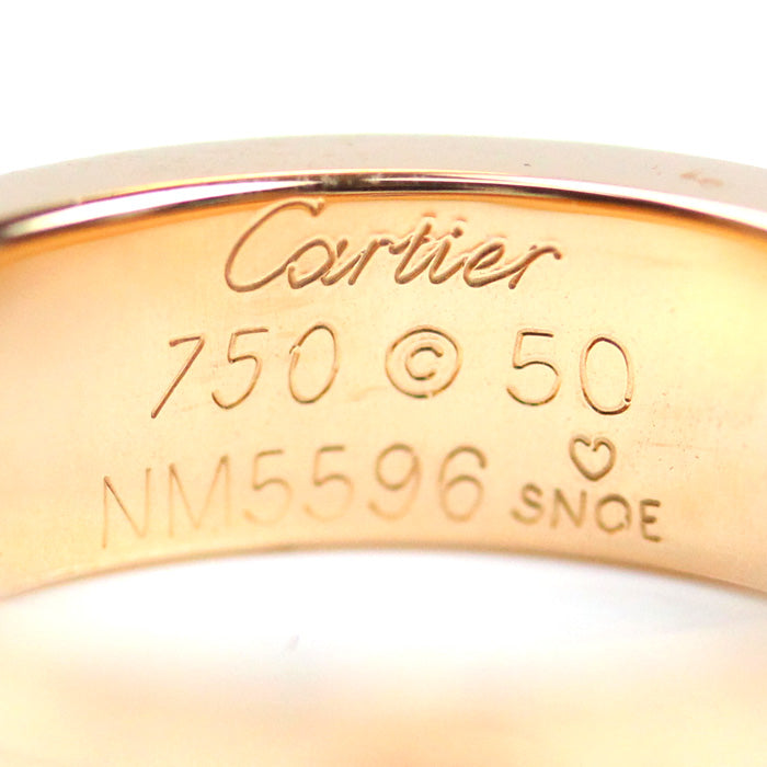 CARTIER カルティエ K18PG ピンクゴールド ラブ 1P ピンクサファイア リング・指輪 B4064450 10号 50 9.0g レディース【中古】【美品】