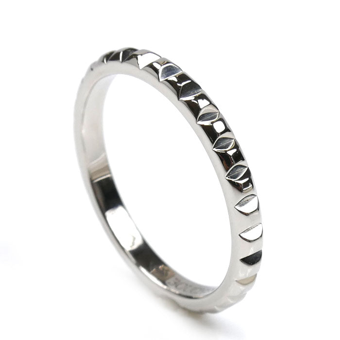 Boucheron ブシュロン Pt950プラチナ クルドパリ スモール リング・指輪 JAL01160 8号 48 2.5g レディース【中古】【美品】