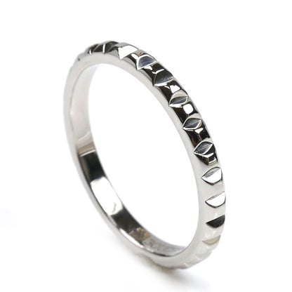Boucheron ブシュロン Pt950プラチナ クルドパリ スモール リング・指輪 JAL01160 8号 48 2.5g レディース【中古】【美品】