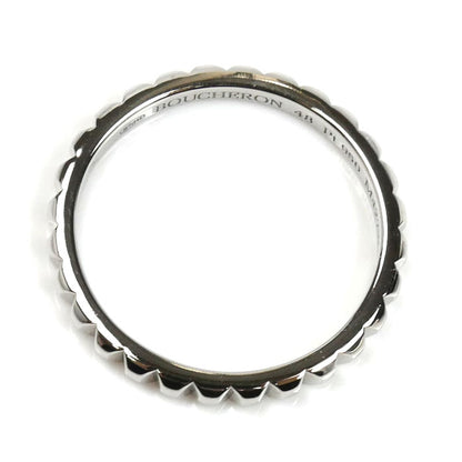Boucheron ブシュロン Pt950プラチナ クルドパリ スモール リング・指輪 JAL01160 8号 48 2.5g レディース【中古】【美品】