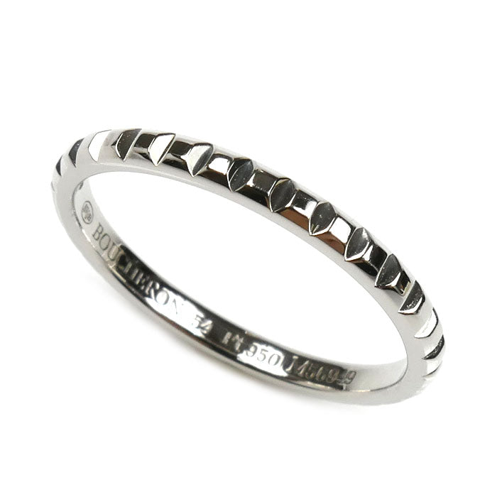 Boucheron ブシュロン Pt950プラチナ クルドパリ スモール リング・指輪 JAL01160 14号 54 2.8g レディース【中古】【美品】
