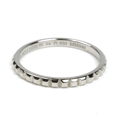 Boucheron ブシュロン Pt950プラチナ クルドパリ スモール リング・指輪 JAL01160 14号 54 2.8g レディース【中古】【美品】