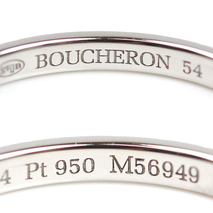 Boucheron ブシュロン Pt950プラチナ クルドパリ スモール リング・指輪 JAL01160 14号 54 2.8g レディース【中古】【美品】