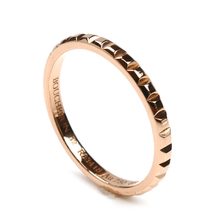 Boucheron ブシュロン K18PG ピンクゴールド クルドパリ リング・指輪 JAL01164 12号 52 2.0g レディース【中古】【美品】