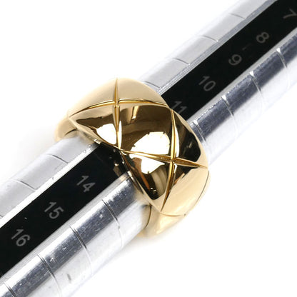 CHANEL シャネル K18YG イエローゴールド ココクラッシュ ラージ リング・指輪 J10574 12号 52 11.7g レディース【中古】【美品】