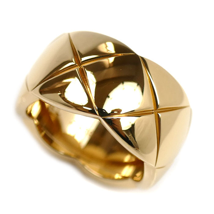 CHANEL シャネル K18YG イエローゴールド ココクラッシュ ラージ リング・指輪 J10574 13号 53 11.0g レディース【中古】【美品】