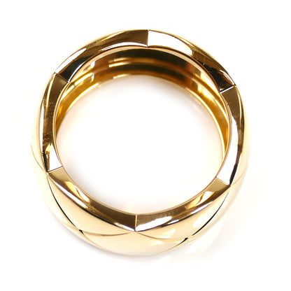 CHANEL シャネル K18YG イエローゴールド ココクラッシュ ラージ リング・指輪 J10574 13号 53 11.0g レディース【中古】【美品】