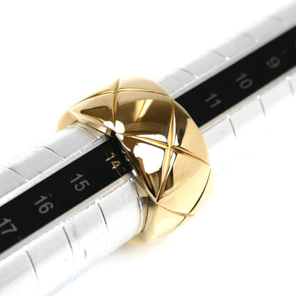 CHANEL シャネル K18YG イエローゴールド ココクラッシュ ラージ リング・指輪 J10574 13号 53 11.0g レディース【中古】【美品】