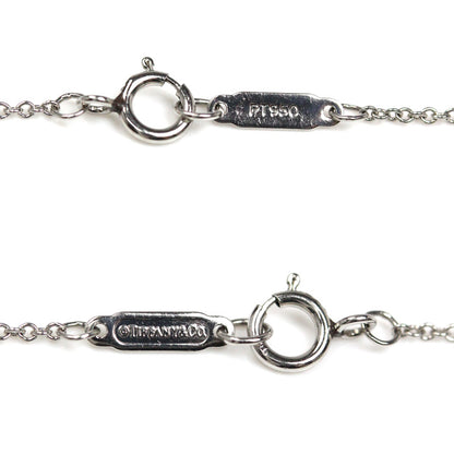 TIFFANY&Co. ティファニー Pt950プラチナ ソリティア ダイヤ ネックレス ダイヤモンド0.30ct 2.6g 40cm レディース【中古】