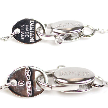 Damiani ダミアーニ K18WG ホワイトゴールド ベルエポック ハート ルビー ダイヤ ネックレス 20083365 ルビー ダイヤモンド 5.4g 40/45cm レディース【中古】【美品】