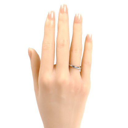 CARTIER カルティエ Pt950プラチナ ウェディング 1P ダイヤ リング・指輪 B4057754 14号 54 3.2g レディース【中古】【美品】