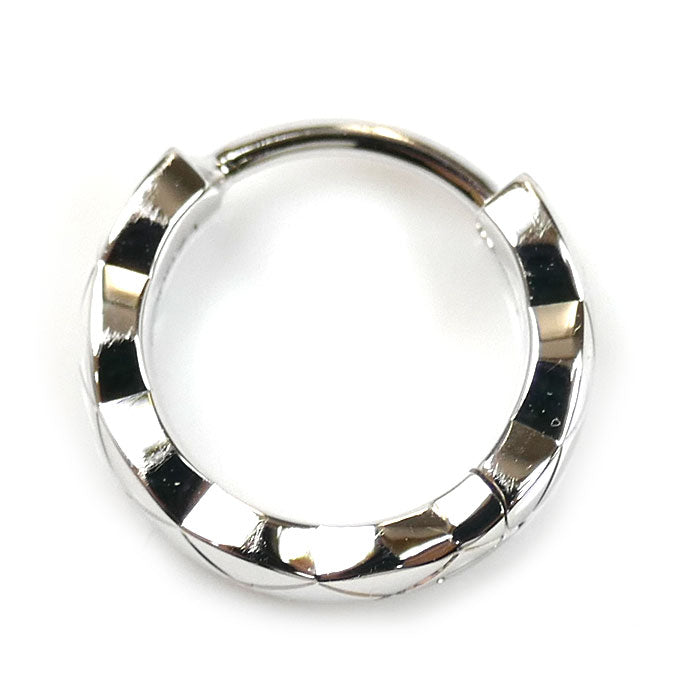 CHANEL シャネル K18WG ホワイトゴールド ココクラッシュ シングル ピアス J12687 1.7g レディース【中古】【美品】