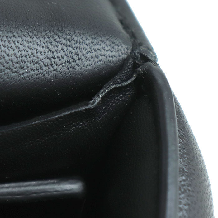 BOTTEGAVENETA ボッテガヴェネタ パデッド カセット チェーンショルダー ショルダーバッグ ブラック 631421 VBWZ0 レディース【中古】【美品】