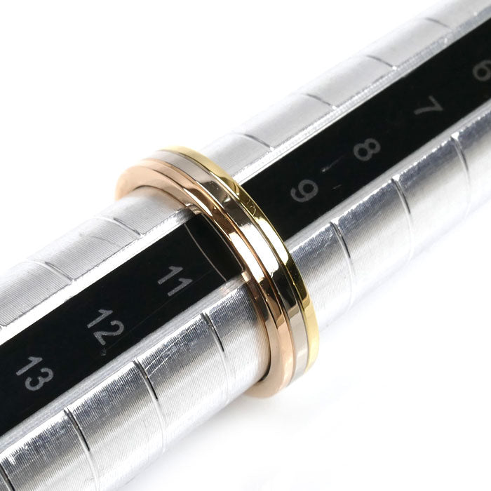 CARTIER カルティエ K18YG/PG/WG スリーカラー トリニティ ヴァンドーム リング・指輪 B4052250 10号 50 4.6g レディース【中古】【美品】