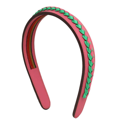 HERMES エルメス ヴォースイフト セリエ グレンダ ヘアバンド ヘアアクセサリー カチューシャ H231025G PCTU レディース【中古】【美品】