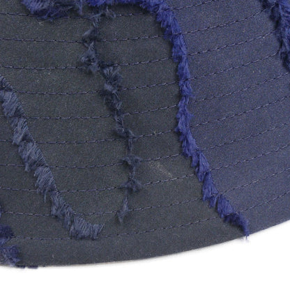 Dior ディオール ロゴ トロッター柄 オブリーク ハット バケットハット ネイビー 01CAM924I130 
57 レディース【中古】