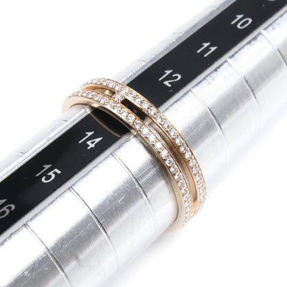 HERMES エルメス K18PG ピンクゴールド アリアンヌ PM リング・指輪 H119699B 00053 13号 53 2.4g レディース【中古】【美品】