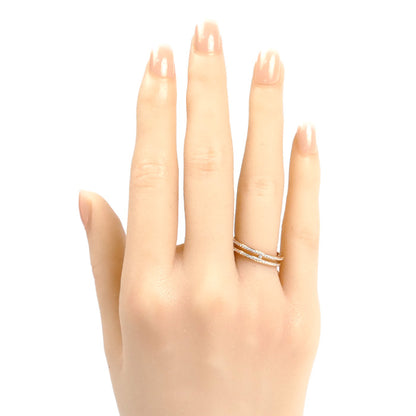 HERMES エルメス K18PG ピンクゴールド アリアンヌ PM リング・指輪 H119699B 00053 13号 53 2.4g レディース【中古】【美品】