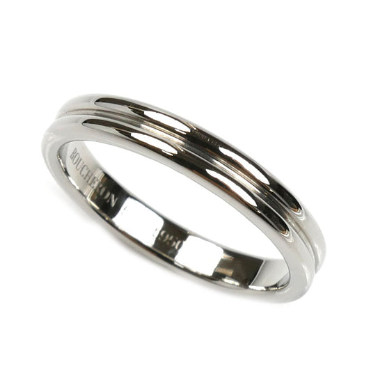 Boucheron ブシュロン Pt950プラチナ ゴドロン リング・指輪 JAL00113 13号 53 4.9g レディース【中古】【美品】