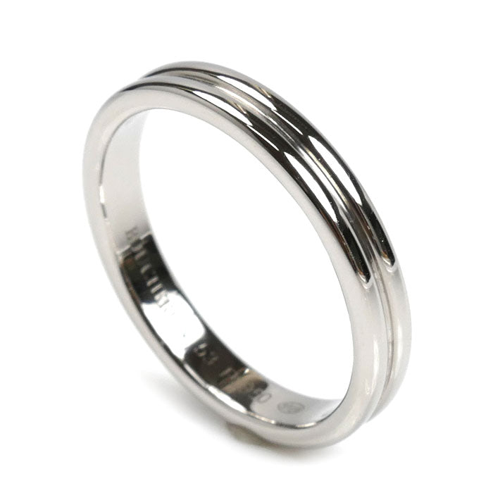 Boucheron ブシュロン Pt950プラチナ ゴドロン リング・指輪 JAL00113 13号 53 4.9g レディース【中古】【美品】