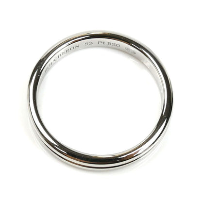 Boucheron ブシュロン Pt950プラチナ ゴドロン リング・指輪 JAL00113 13号 53 4.9g レディース【中古】【美品】