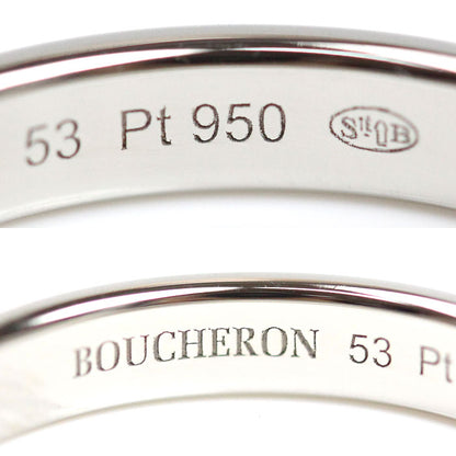 Boucheron ブシュロン Pt950プラチナ ゴドロン リング・指輪 JAL00113 13号 53 4.9g レディース【中古】【美品】