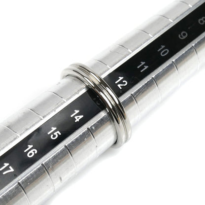 Boucheron ブシュロン Pt950プラチナ ゴドロン リング・指輪 JAL00113 13号 53 4.9g レディース【中古】【美品】