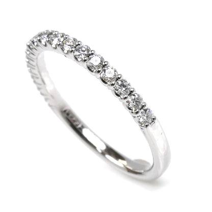 TASAKI タサキ Pt950プラチナ ブリッランテ ハーフエタニティ リング・指輪 RD-F2277 ダイヤモンド0.20ct 7号 1.9g レディース【中古】