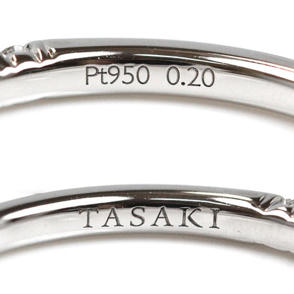 TASAKI タサキ Pt950プラチナ ブリッランテ ハーフエタニティ リング・指輪 RD-F2277 ダイヤモンド0.20ct 7号 1.9g レディース【中古】