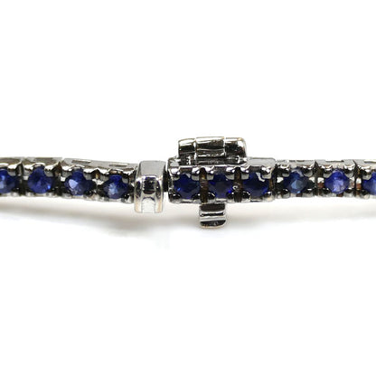 Damiani ダミアーニ K18WG ホワイトゴールド タイムレス クラッシコ アイスバーグ ブレスレット 20089703 サファイア ダイヤモンド 6.9g 19cm レディース【中古】【美品】