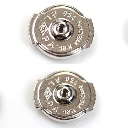 CARTIER カルティエ K18WG ホワイトゴールド ダムール MM ピアス B8041400 ダイヤモンド 2.1g レディース【中古】