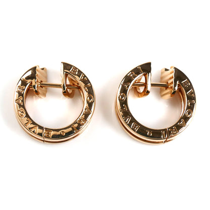 BVLGARI ブルガリ K18PG ピンクゴールド B-ZERO1 ピアス OR855482 8.5g レディース【中古】【美品】
